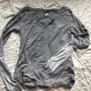 Free People Henley-Style Tee